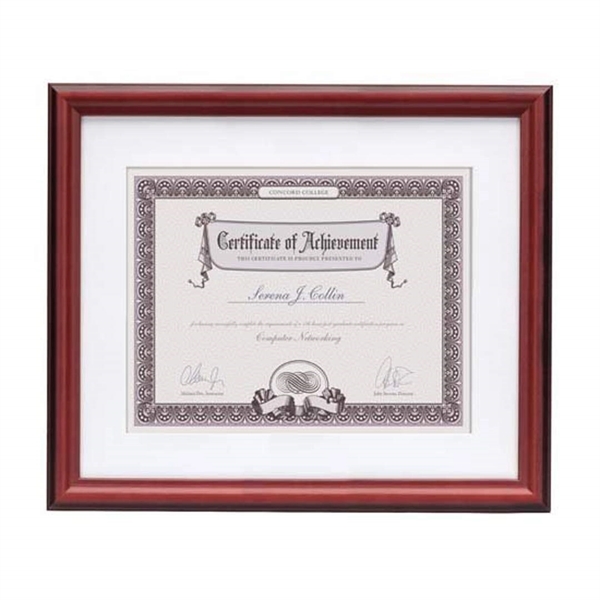 Halifax Certificate Frame - Cherry/Black 8 1/2"x11"... from ASI 84592 St Regis Group / St Regis