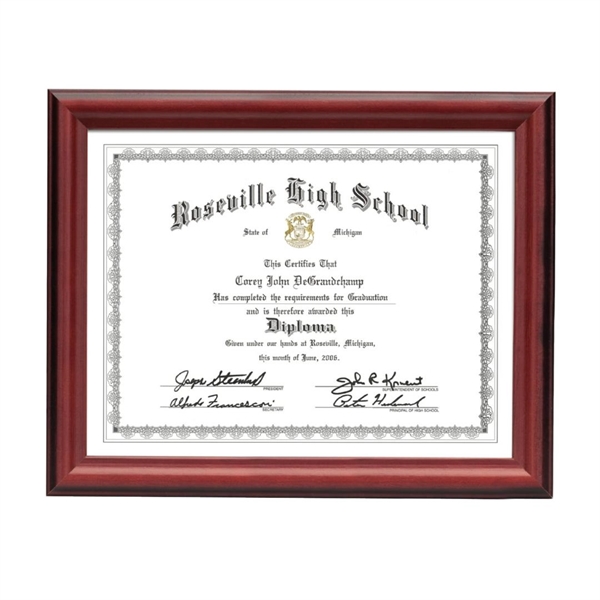 Bedworth Certificate Frame - Cherry/Black 8.5" x 11"... from ASI 84592 St Regis Group / St Regis