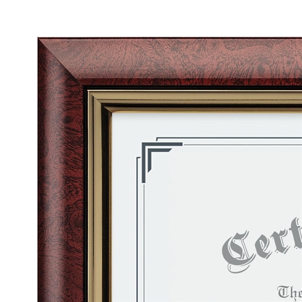 The Trent Certificate Frame's sleek design features high-gloss rosewood or ebony... from ASI 84592 St Regis Group / St Regis