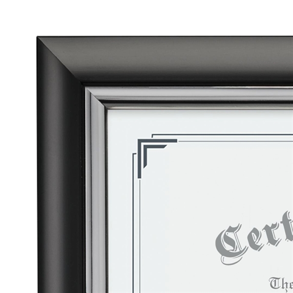 The Trent Certificate Frame's sleek design features high-gloss rosewood or ebony... from ASI 84592 St Regis Group / St Regis