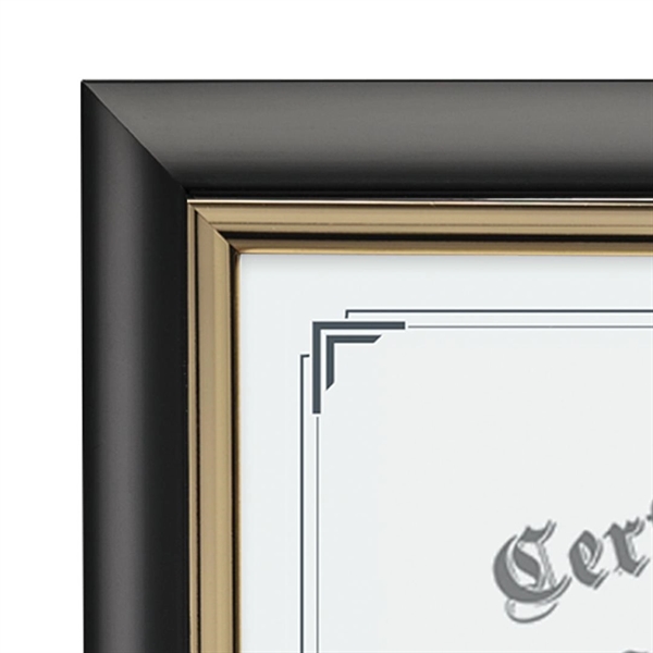 The Trent Certificate Frame's sleek design features high-gloss rosewood or ebony... from ASI 84592 St Regis Group / St Regis