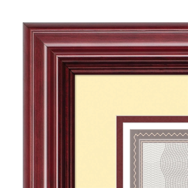 The dimensional molding of the Kentridge certificate frame is finished in... from ASI 84592 St Regis Group / St Regis