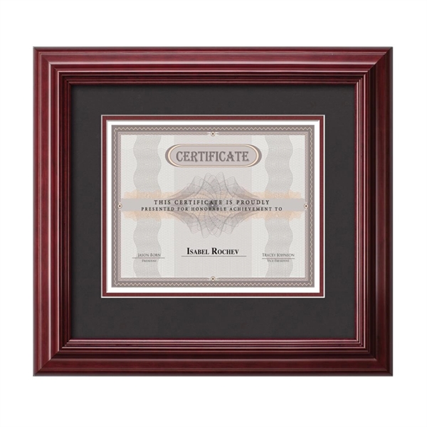 The dimensional molding of the Kentridge certificate frame is finished in... from ASI 84592 St Regis Group / St Regis