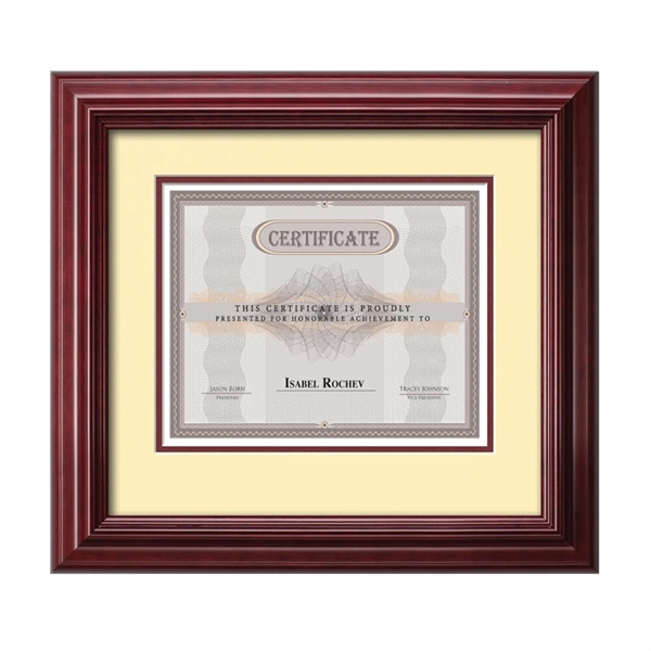 The dimensional molding of the Kentridge certificate frame is finished in... from ASI 84592 St Regis Group / St Regis