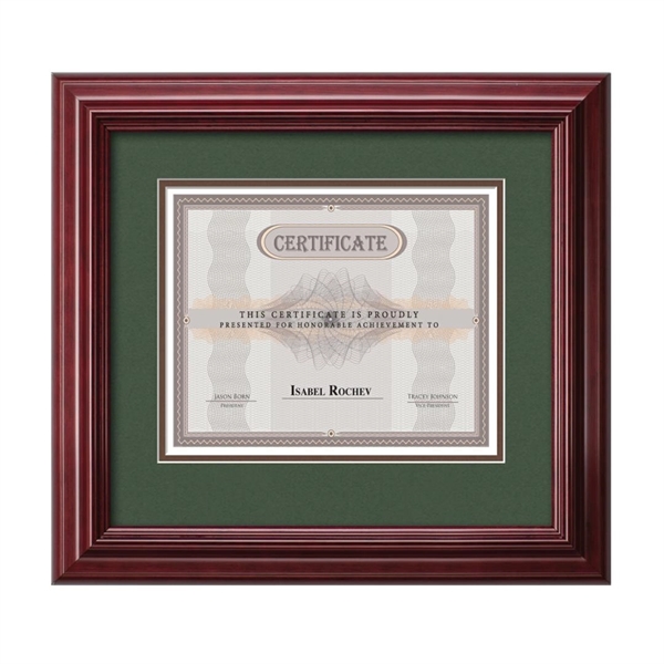 The dimensional molding of the Kentridge certificate frame is finished in... from ASI 84592 St Regis Group / St Regis