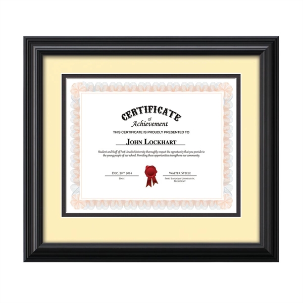 The Cottingham certificate wood frame is available in 10 rich matte... from ASI 84592 St Regis Group / St Regis