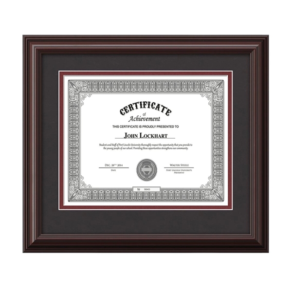 The Cottingham certificate wood frame is available in black with a... from ASI 84592 St Regis Group