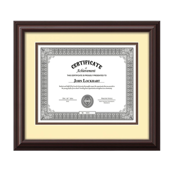 The Cottingham certificate wood frame is available in black with a... from ASI 84592 St Regis Group