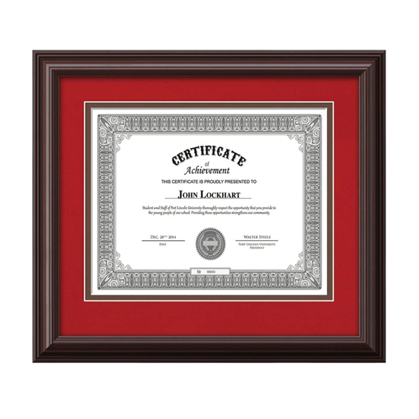 The Cottingham certificate wood frame is available in black with a... from ASI 84592 St Regis Group