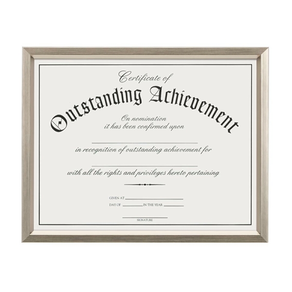 The brushed champagne finish of the Osborne certificate holder creates a... from ASI 84592 St Regis Group / St Regis