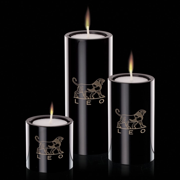 Candleholder - Black Optical Crystal.... from ASI 84592 St Regis Group