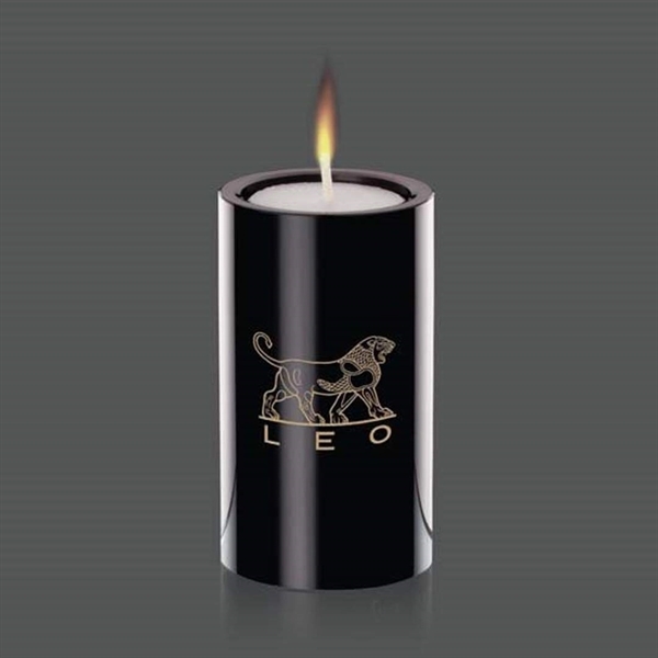 Candleholder - Black Optical Crystal.... from ASI 84592 St Regis Group