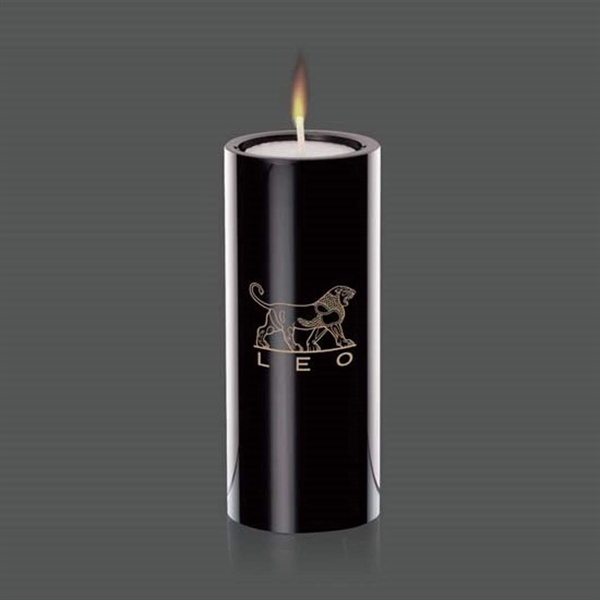 Candleholder - Black Optical Crystal.... from ASI 84592 St Regis Group
