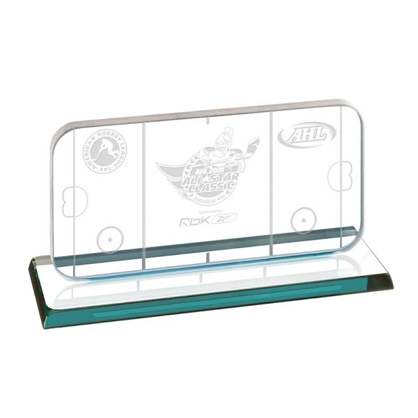 Arena Award - Jade 7 3/4" x 3 3/4".... from ASI 84592 St Regis Group / Prestige Glass