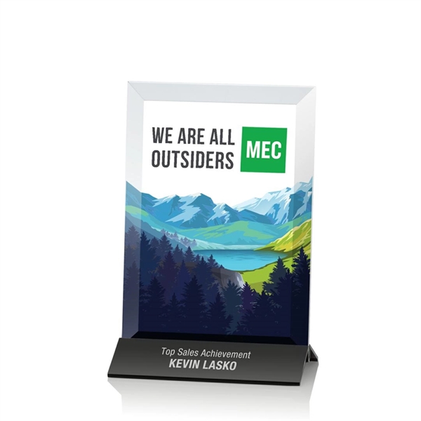 The beveled Starfire crystal rectangle of the Rainsworth is mounted in... from ASI 84592 St Regis Group / St Regis