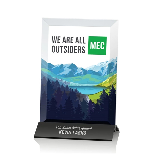 The beveled Starfire crystal rectangle of the Rainsworth is mounted in... from ASI 84592 St Regis Group / St Regis