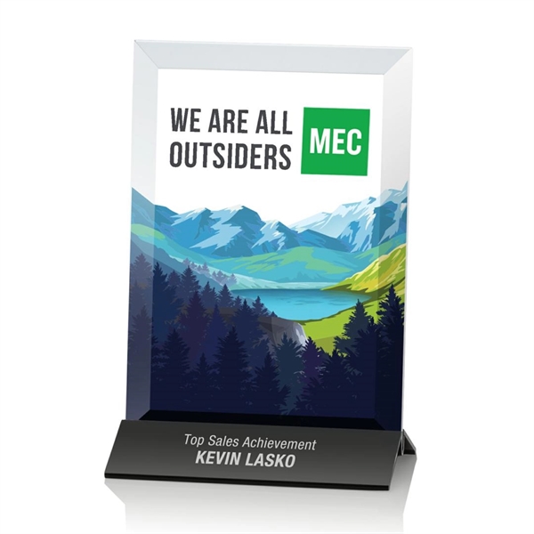 The beveled Starfire crystal rectangle of the Rainsworth is mounted in... from ASI 84592 St Regis Group / St Regis