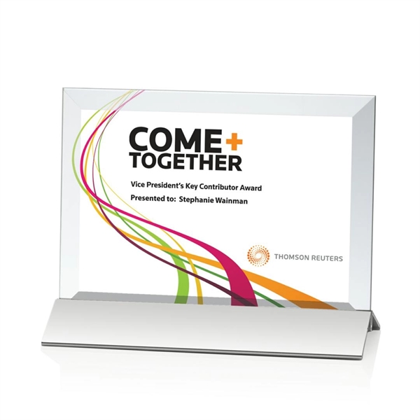 The beveled Starfire crystal rectangle of the Rainsworth is mounted in... from ASI 84592 St Regis Group / St Regis