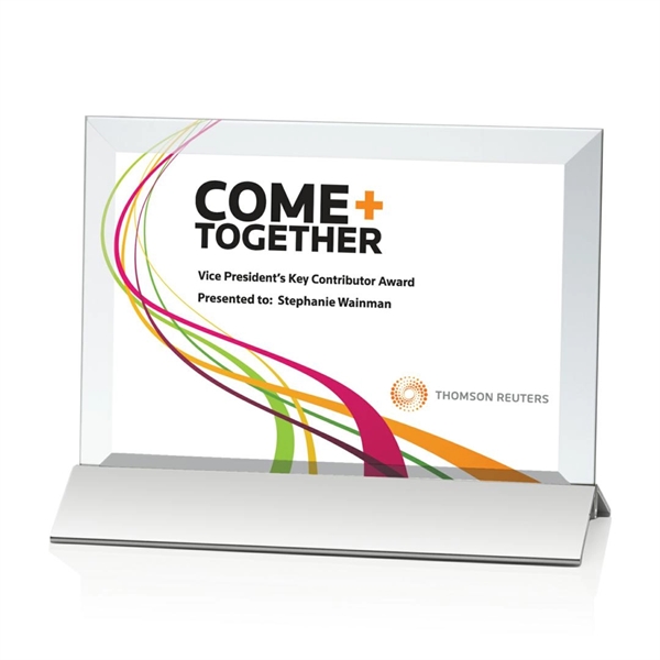 The beveled Starfire crystal rectangle of the Rainsworth is mounted in... from ASI 84592 St Regis Group / St Regis