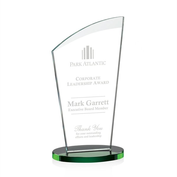 This fabulous starfire award features an arched beveled top and oval... from ASI 84592 St Regis Group / St Regis