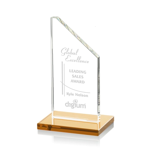 Our extraordinary cut starfire Dixon award is combined with amber crystal,... from ASI 84592 St Regis Group / St Regis