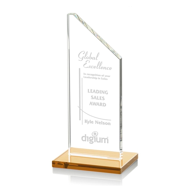 Our extraordinary cut starfire Dixon award is combined with amber crystal,... from ASI 84592 St Regis Group / St Regis