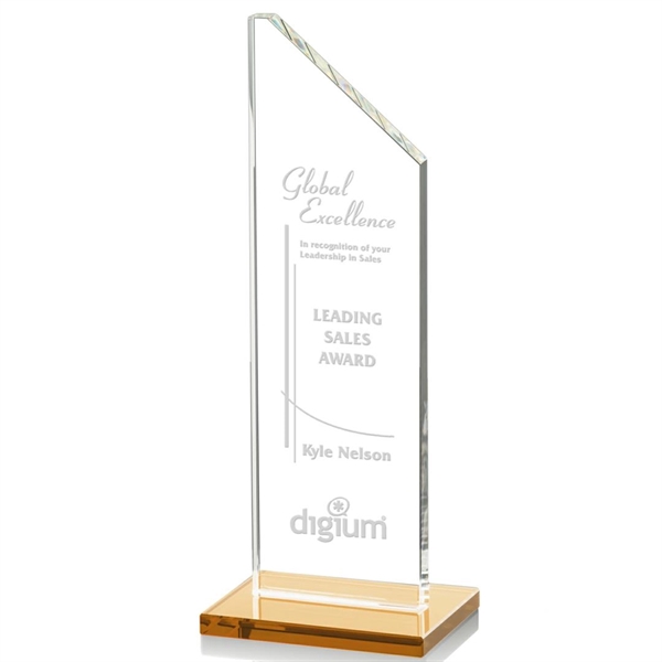 Our extraordinary cut starfire Dixon award is combined with amber crystal,... from ASI 84592 St Regis Group / St Regis