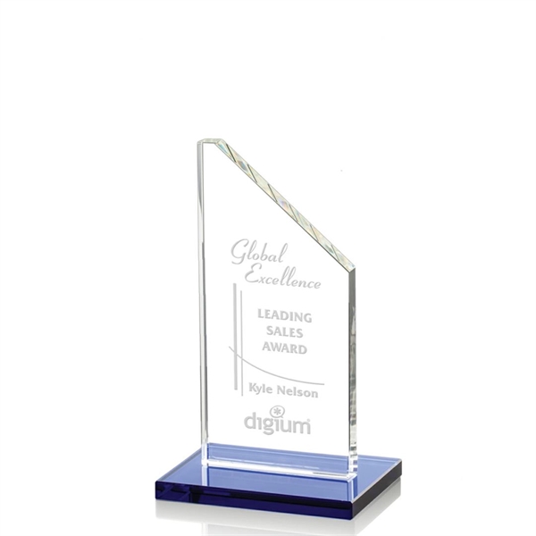 Our extraordinary cut starfire Dixon award is combined with blue crystal,... from ASI 84592 St Regis Group / St Regis