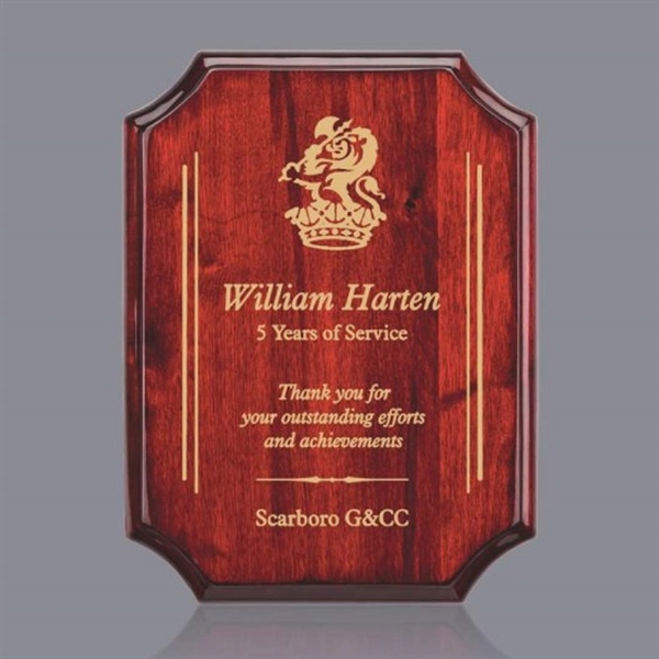 Orsina Plaque - Rosewood 7"x9"... from ASI 84592 St Regis Group / St Regis