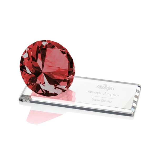 Our stunning reflective optical gemstone is mounted to a crystal clear... from ASI 84592 St Regis Group / St Regis