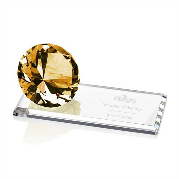Our stunning reflective optical gemstone is mounted to a crystal clear... from ASI 84592 St Regis Group / St Regis