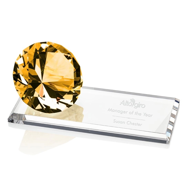 Our stunning reflective optical gemstone is mounted to a crystal clear... from ASI 84592 St Regis Group / St Regis