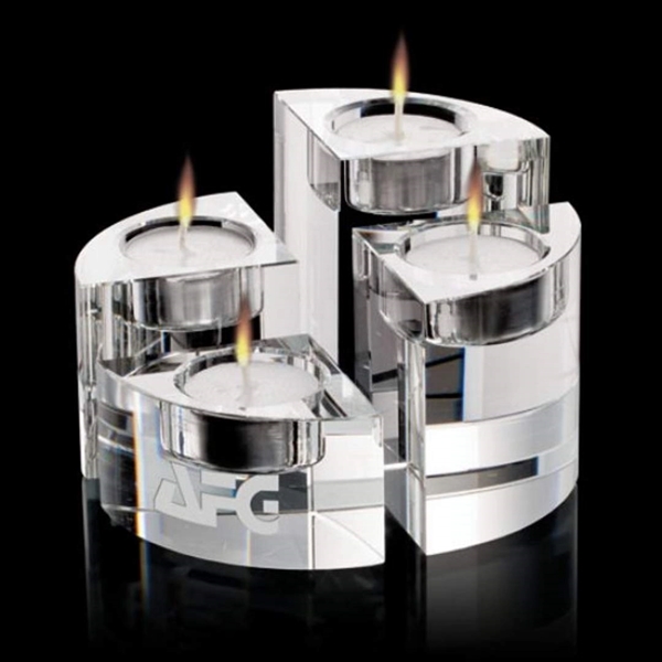 Candleholders - Optical Set of 4.... from ASI 84592 St Regis Group