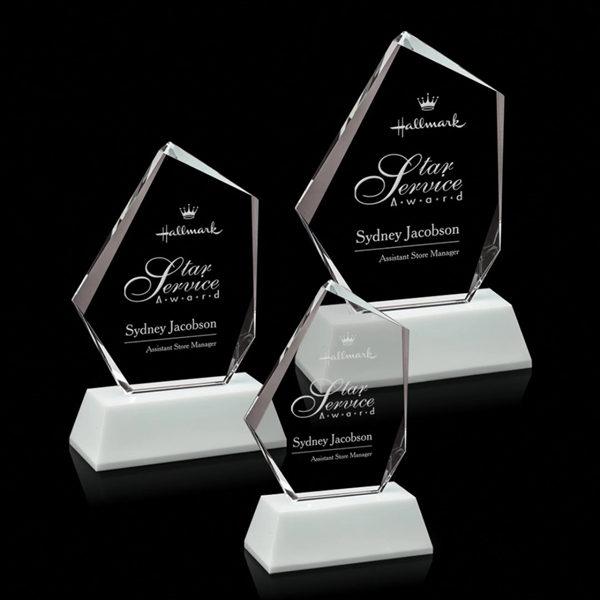 The thick beveled white crystal base of the Buddington combines with... from ASI 84592 St Regis Group / St Regis