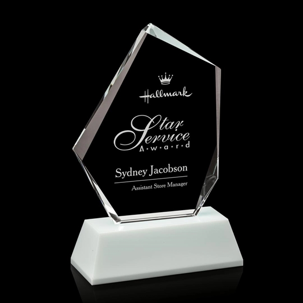 The thick beveled white crystal base of the Buddington combines with... from ASI 84592 St Regis Group / St Regis