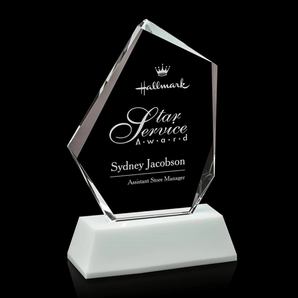 The thick beveled white crystal base of the Buddington combines with... from ASI 84592 St Regis Group / St Regis