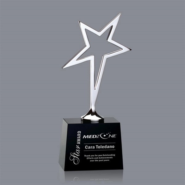 Keynes Star Award - Black/Gold 10"... from ASI 84592 St Regis Group / St Regis