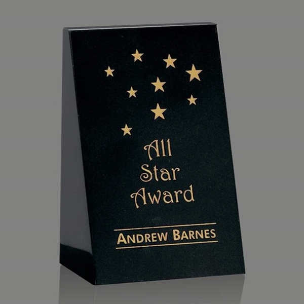 Genuine black marble 2-1/2-inch thick upright award.... from ASI 84592 St Regis Group / St Regis