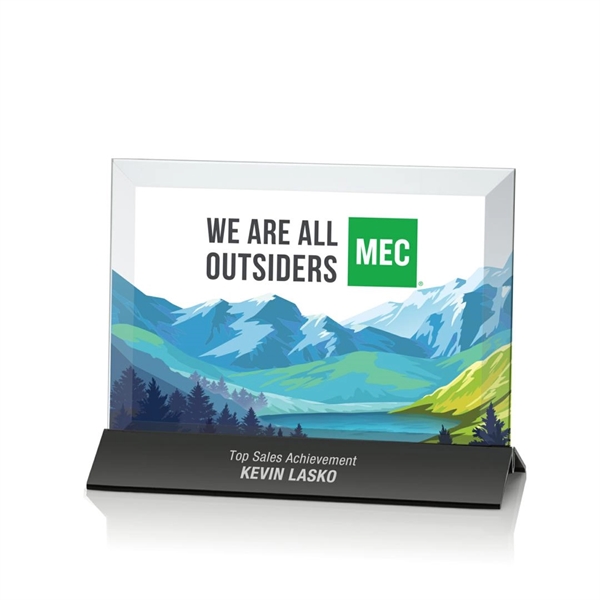 The beveled Starfire crystal rectangle of the Rainsworth is mounted in... from ASI 84592 St Regis Group / St Regis