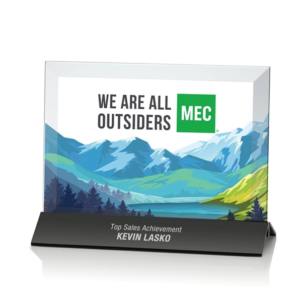 The beveled Starfire crystal rectangle of the Rainsworth is mounted in... from ASI 84592 St Regis Group / St Regis