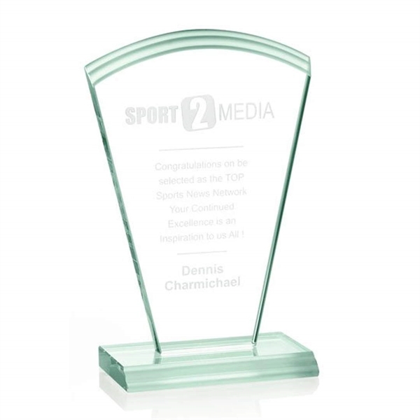 Crystal jade award, 5/8 thick.... from ASI 84592 St Regis Group / St Regis