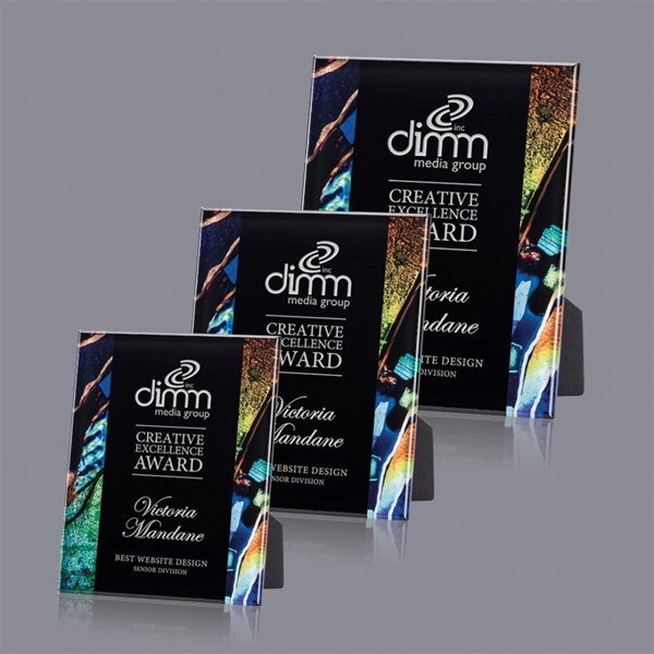 Hereford Award - Aquatic/Black 6 1/2"x8 1/2"... from ASI 84592 St Regis Group / St Regis