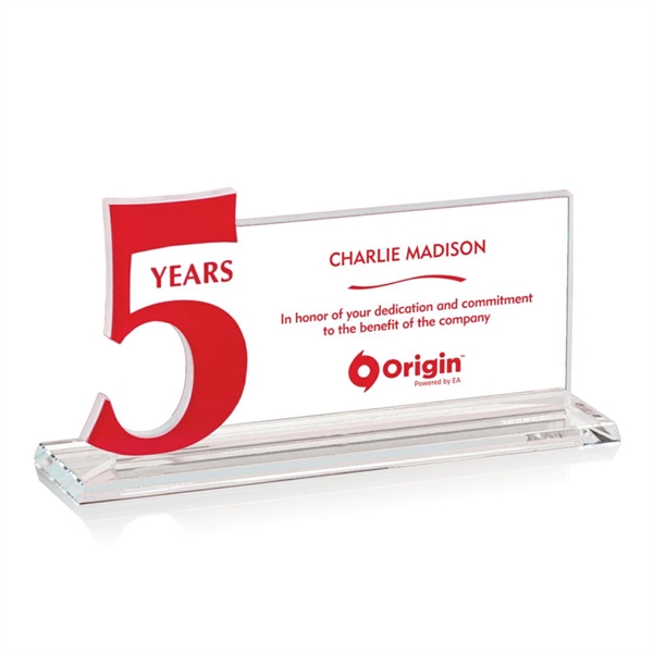 This set of distinctive service recognition awards is highlighted by an... from ASI 84592 St Regis Group / Prestige Glass