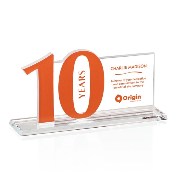 This set of distinctive service recognition awards is highlighted by an... from ASI 84592 St Regis Group / Prestige Glass