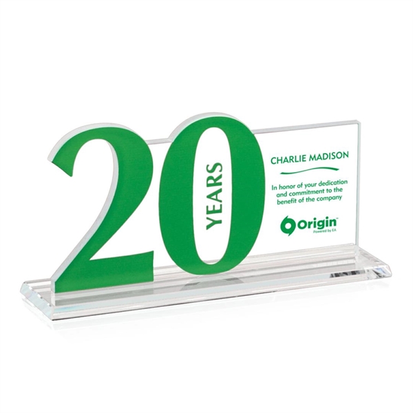 This set of distinctive service recognition awards is highlighted by an... from ASI 84592 St Regis Group / Prestige Glass