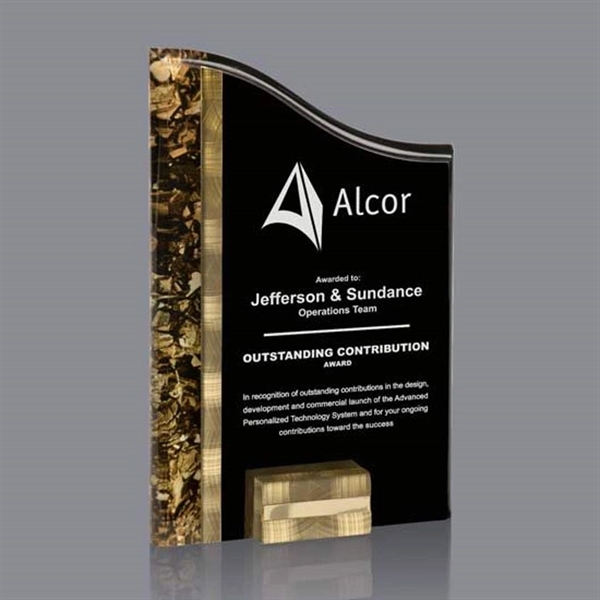 Ventura Award - 5"x8" Gold/Black... from ASI 84592 St Regis Group / St Regis