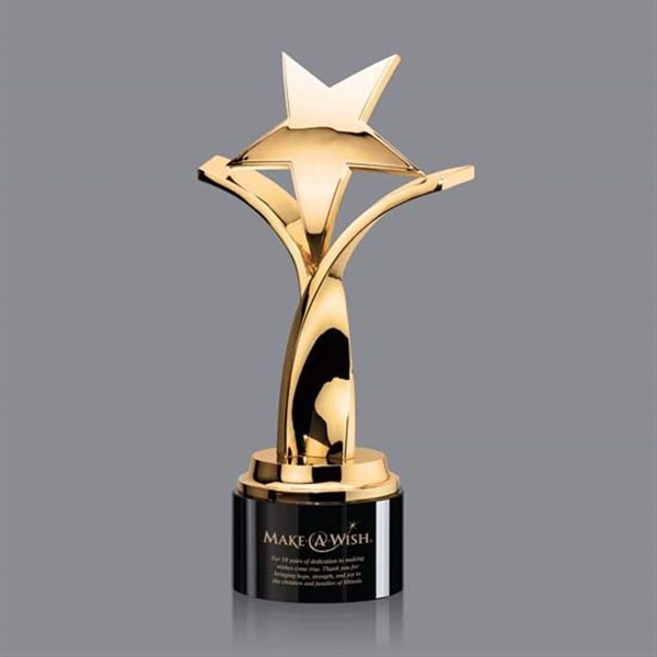 Rosaria Award - Gold/Black 10 1/2"... from ASI 84592 St Regis Group / St Regis