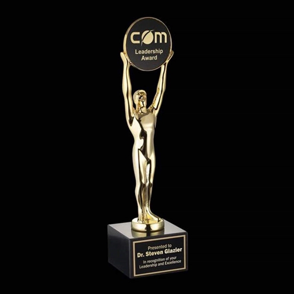 Hand-cast and hand polished award mounted on a black marble base.... from ASI 84592 St Regis Group / St Regis