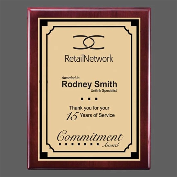 Black Engraving on Satin Plates... from ASI 84592 St Regis Group / St Regis