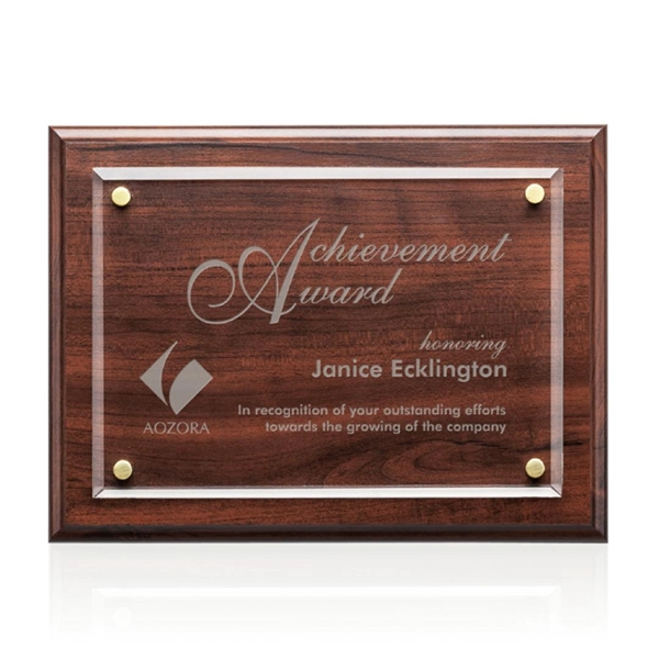 The beveled crystal center plate of the Ulster is raised above... from ASI 84592 St Regis Group / St Regis